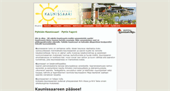 Desktop Screenshot of kaunissaari.fi